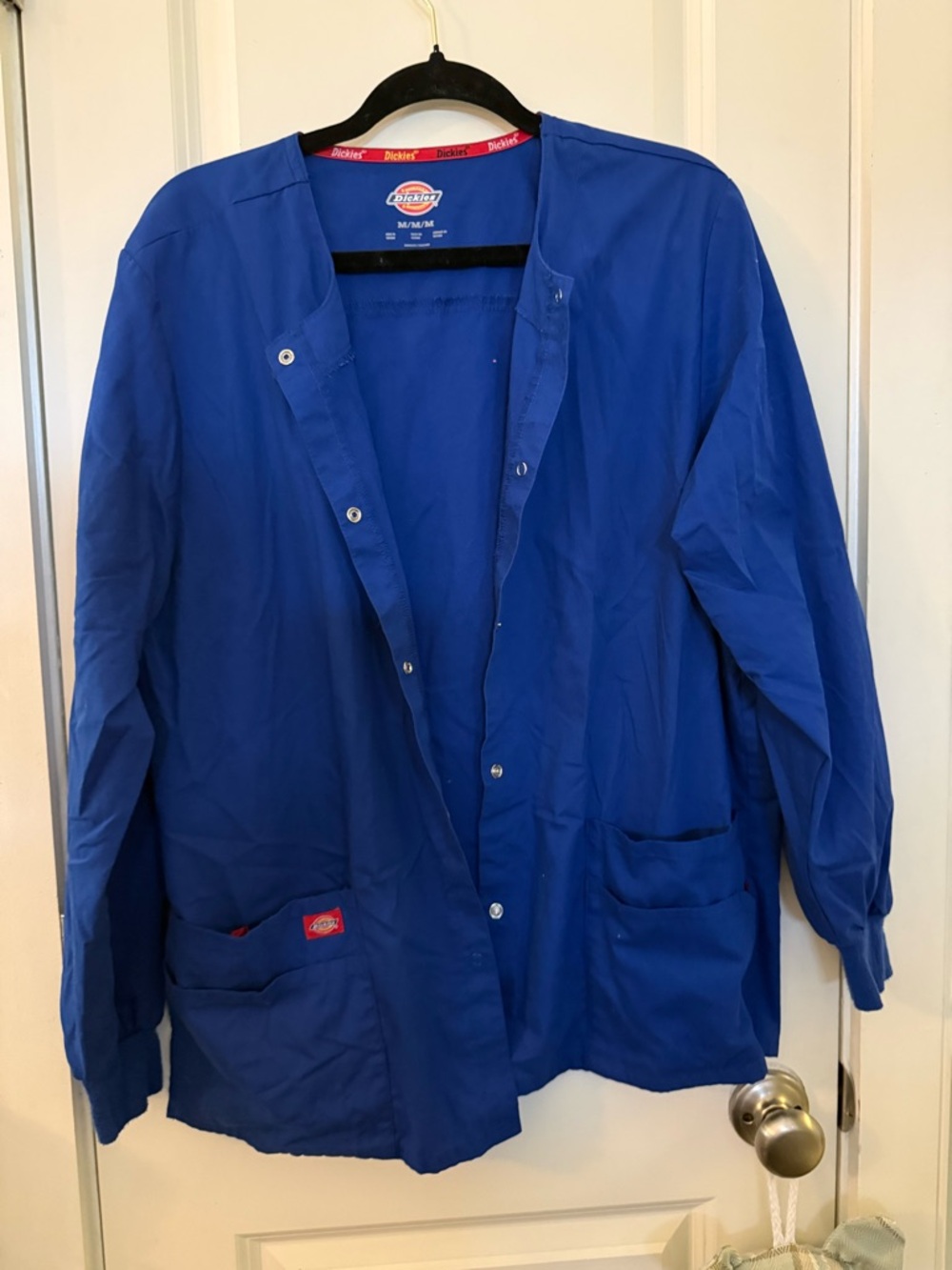 Dickies Men's Bright Blue Lightweight Work Shirt Jacket